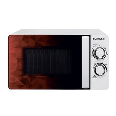 Микроволновая Печь Scarlett SC-MW9020S04M 20л. 700Вт белый/коричневый