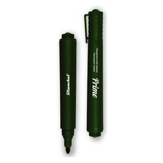 Упаковка перманентных маркеров Silwerhof PRIME, пулевидный пишущий наконечник, зеленый 12 шт./кор.