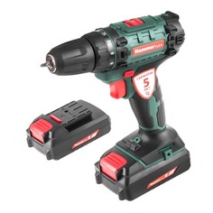 Дрель-шуруповерт HAMMER Flex ACD140Li, 1.5Ач, с двумя аккумуляторами [583432]