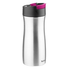 Термокружка Tefal Coffee-To-Go K3121214, 0.36л, белый/ розовый