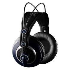 Наушники AKG K240 MKII, 3.5 мм/6.3 мм, мониторные, черный [2058x00190]