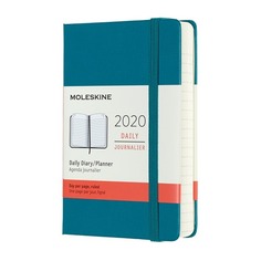 Ежедневник MOLESKINE Classic 400стр., в линейку, темно-бирюзовый, 1 шт [dhk3412dc2]