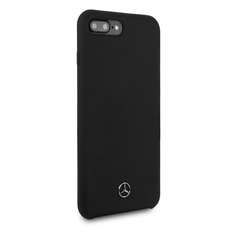 Чехол (клип-кейс) Mercedes Silicone Line, для Apple iPhone 7 Plus/8 Plus, черный [mehci8lsilbk] Noname