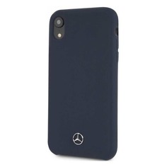 Чехлы для смартфонов Чехол (клип-кейс) Mercedes Silicone Line, для Apple iPhone XR, темно-синий [mehci61silna] Noname