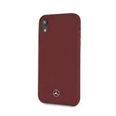Чехол (клип-кейс) Mercedes Silicone Line, для Apple iPhone XR, красный [mehci61silre] Noname
