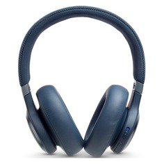 Гарнитура JBL Live 650BTNC, Bluetooth, накладные, синий [jbllive650btncblu]