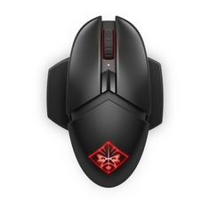 Мышь HP Omen Photon, игровая, оптическая, беспроводная, USB, черный [6cl96aa]