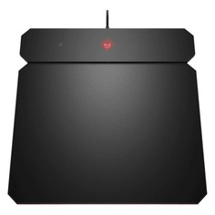 Коврик для мыши HP OMEN Outpost, Medium, с системой беспроводной зарядки черный [6cm14aa]