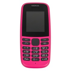 Сотовый телефон Nokia 105 Dual SIM (2019) TA-1174, розовый
