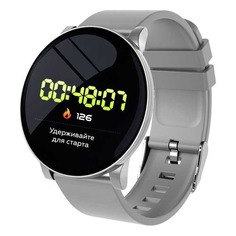 Смарт-часы SMARTERRA SmartLife UNO, 1.3", серебристый / серебристый [sm-slunow]