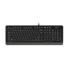 Клавиатура A4TECH Fstyler FK10, USB, черный серый [fk10 grey]