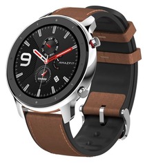 Смарт-часы AMAZFIT GTR, 47мм, 1.39", серебристый / коричневый Xiaomi