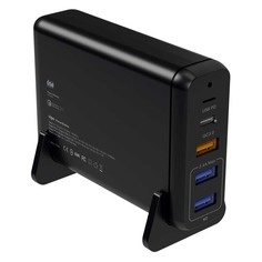 Настольное зарядное устройство Vipe, 3 USB + USB type-C, 3A, черный [tx-mu520c-o] Noname