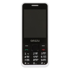 Мобильный телефон GINZZU m108d, белый