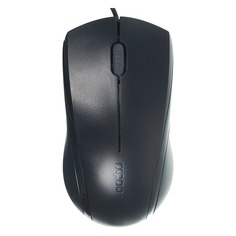 Мышь RAPOO N1600, оптическая, проводная, USB, черный