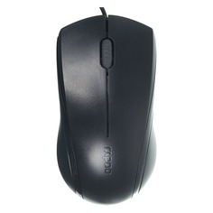 Мышь RAPOO N1600, оптическая, проводная, USB, черный