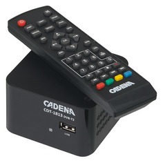 Ресивер DVB-T2 Cadena CDT-1813, черный