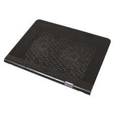 Подставка для ноутбука Buro BU-LCP170-B214, 17", 398х300х29 мм, 2хUSB, вентиляторы 2 х 140 мм, 926г, черный