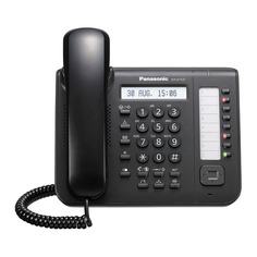 Системный телефон Panasonic KX-DT521RUB черный [kx-dt521ru-b]