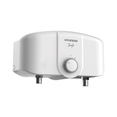 Электрические водонагреватели Водонагреватель HYUNDAI Jungle H-IWR2-3P-UI072/CS, проточный, 3.5кВт, кран и душ, белый