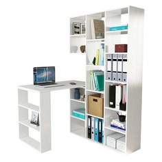 Стол-стеллаж МАСТЕР Рикс-15, ЛДСП, белый Master