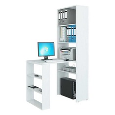 Стол-стеллаж МАСТЕР Рикс-45, ЛДСП, белый Master