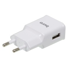 Сетевое зарядное устройство Buro TJ-248W QC 3.0, USB, 2.4A, белый