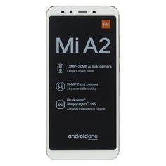 Смартфон XIAOMI Mi A2 64Gb, золотистый
