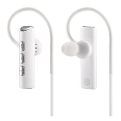 Гарнитура Digma BT-01, Bluetooth, вкладыши, белый [e703bt white]