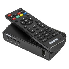 Ресивер DVB-T2 Cadena CDT-1753SB, черный