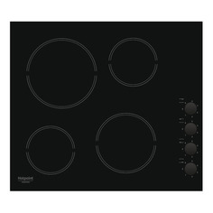 Варочная панель Hotpoint-Ariston HR 629 C, электрическая, независимая, черный