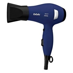 Фен BBK BHD0800, дорожный, 800Вт, темно-синий