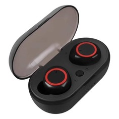 Гарнитура DENN TWS007, Bluetooth, вкладыши, черный