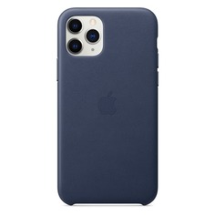 Чехол (клип-кейс) APPLE Leather Case, для Apple iPhone 11 Pro, синий [mwyg2zm/a]