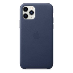 Чехол (клип-кейс) Apple Leather Case, для Apple iPhone 11 Pro Max, синий [mx0g2zm/a]