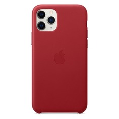 Чехол (клип-кейс) Apple Leather Case, для Apple iPhone 11 Pro, красный [mwyf2zm/a]