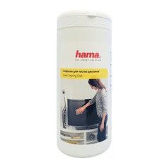 Влажные салфетки HAMA R1095850, 100 шт (туба) для экранов мониторов/плазменных/ЖК телевизоров/ноутбуков