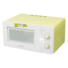Микроволновая печь DAEWOO KOR-5A17, 500Вт, 15л, белый /зеленый