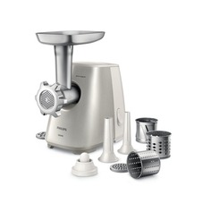 Мясорубка PHILIPS HR2723/20, серебристый / белый