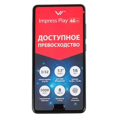 Смартфон VERTEX Impress Play 32Gb, черный