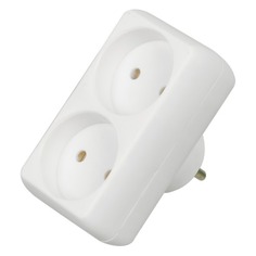 Сетевой разветвитель Buro BU-PS2-W, белый