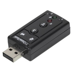 Звуковая карта USB TRUA71, 2.0, Ret [asia usb 8c v & v] Noname