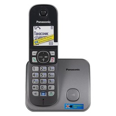 Радиотелефон Panasonic KX-TG6811RUM, серый металлик