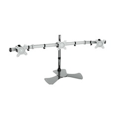 Кронштейн для мониторов Cactus CS-VM-MP330S-AL, до 24", до 8кг, настольный, наклон, серебристый