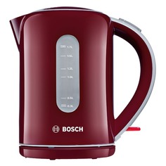 Чайник электрический Bosch TWK7604, 2200Вт, бордовый