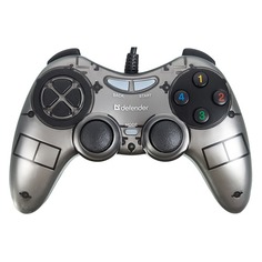 Геймпад проводной Defender Zoom USB Xinput серый [64244]