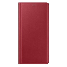 Чехол (флип-кейс) SAMSUNG Leather Wallet Cover, для Samsung Galaxy Note 9, красный [ef-wn960lregru]
