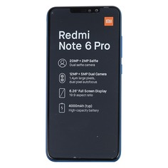Смартфон XIAOMI Redmi Note 6 Pro 64Gb, голубой