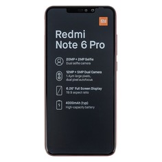 Смартфон XIAOMI Redmi Note 6 Pro 64Gb, розовое золото