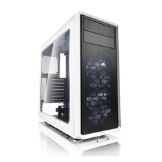 Корпус ATX Fractal Design FOCUS G Window, Midi-Tower, без БП, белый [fd-ca-focus-wt-w]